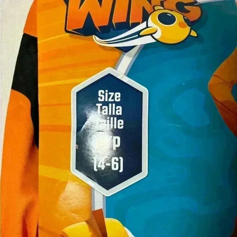 New with tags, kids size 4/6 top wings swift Halloween costume #C117